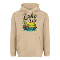 Mushroom lake life floats my boat Heavyweight Hoodie - BarkalooDesign
