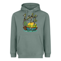 Sage lake life floats my boat Heavyweight Hoodie - BarkalooDesign