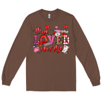 Chestnut one loved nurse valentine's day Long Sleeve Tee - OliviaCreatesArt