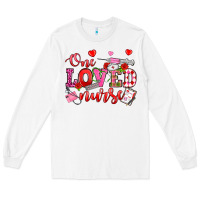 White one loved nurse valentine's day Long Sleeve Tee - OliviaCreatesArt