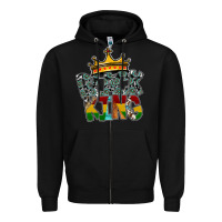 Black black king Zipper Hoodie - SublimationCraftShop