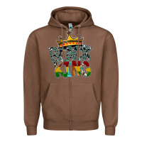Chestnut black king Zipper Hoodie - SublimationCraftShop
