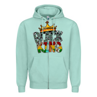 Black King Zipper Hoodie | Teevron