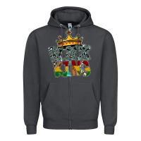 Smoke black king Zipper Hoodie - SublimationCraftShop
