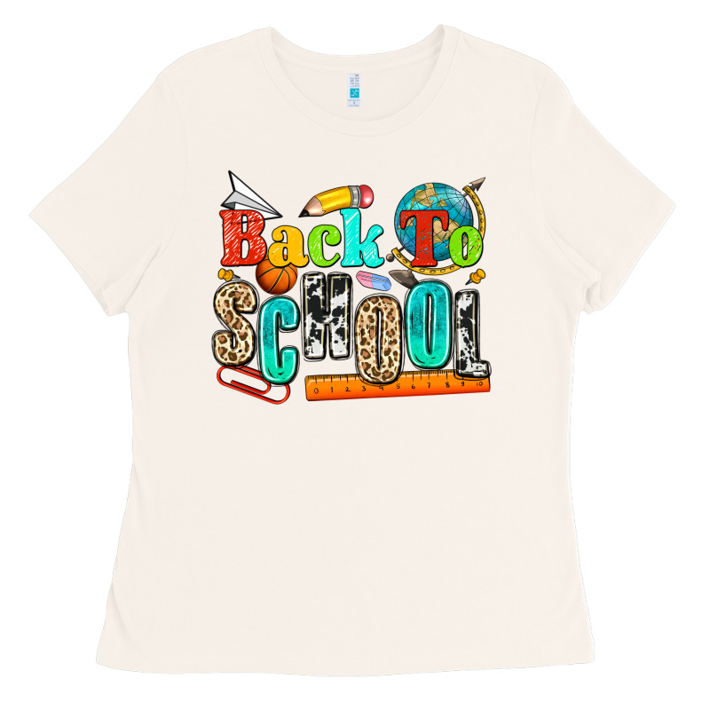 Back To School Ladies Tee by NancyCooperArtShop | Teevron