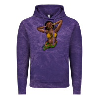 Cloud Purple Black woman Vintage Hoodie - HowdyJamesFarm