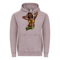 Vintage Zinc Black woman Vintage Hoodie - HowdyJamesFarm
