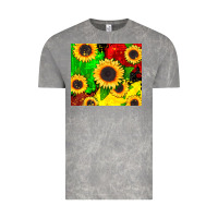 Cloud Rock juneteenth sunflowers Vintage Tee - CowGirlArtShop