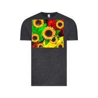 Vintage Black juneteenth sunflowers Vintage Tee - CowGirlArtShop