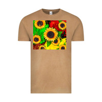 Vintage Camel juneteenth sunflowers Vintage Tee - CowGirlArtShop