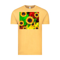 Vintage Mustard juneteenth sunflowers Vintage Tee - CowGirlArtShop