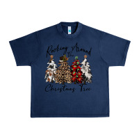 Navy rocking around the christmas tree Urban Heavy Tee - CowGirlArtShop