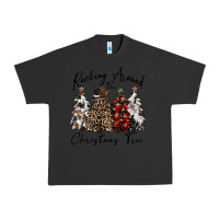 Pigment Black rocking around the christmas tree Urban Heavy Tee - CowGirlArtShop