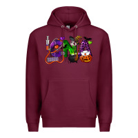 Burgundy Western Halloween CNA Certified Nursing Assistant Premium Hoodie - LillyAllenDesigns