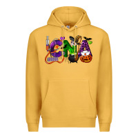 Mustard Western Halloween CNA Certified Nursing Assistant Premium Hoodie - LillyAllenDesigns