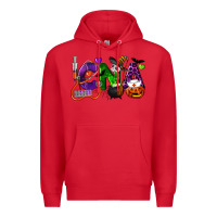 Red Western Halloween CNA Certified Nursing Assistant Premium Hoodie - LillyAllenDesigns