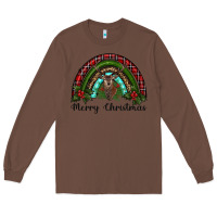 Chestnut reindeer rainbow christmas Long Sleeve Tee - RanaPortraitStore