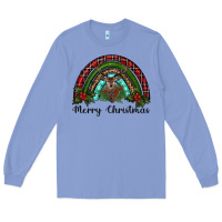 Colony Blue reindeer rainbow christmas Long Sleeve Tee - RanaPortraitStore