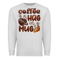 Dove Grey coffee is a hug in a mug Premium Sweatshirt - BarkalooDesign