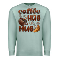 Seafoam coffee is a hug in a mug Premium Sweatshirt - BarkalooDesign