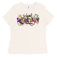 Bone mardi gras school secretary Ladies Tee - texasbilliewilder