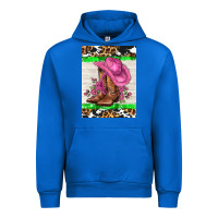 Cobalt cowgitl hat and roses Urban Hoodie - AdoDesignShop