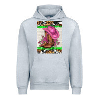Heather Grey cowgitl hat and roses Urban Hoodie - AdoDesignShop