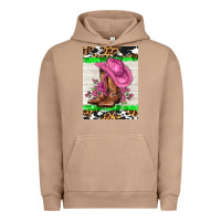 Pigment Burro cowgitl hat and roses Urban Hoodie - AdoDesignShop