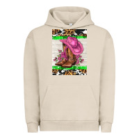 Pigment French Oak cowgitl hat and roses Urban Hoodie - AdoDesignShop