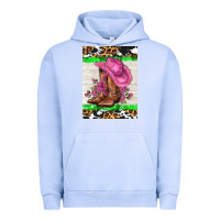Pigment Grape Ice cowgitl hat and roses Urban Hoodie - AdoDesignShop