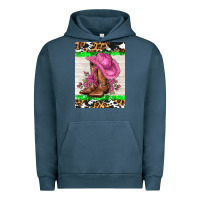 Pigment Midnight Navy cowgitl hat and roses Urban Hoodie - AdoDesignShop
