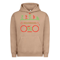 Pigment Burro Check Tribe Called Quest Urban Hoodie - trangStudio
