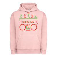 Pigment Salmon Check Tribe Called Quest Urban Hoodie - trangStudio