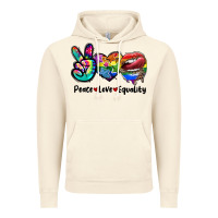 Vintage Artic Peace love equality LGBT+ Vintage Hoodie - CowGirlArtShop