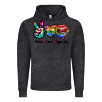 Vintage Black Peace love equality LGBT+ Vintage Hoodie - CowGirlArtShop