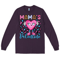 Plum mama's valentine olivia Long Sleeve Tee - OliviaCreatesArt
