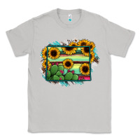 Moon Dust wyoming map sunflower cactus serape Classic Tee - RanaPortraitStore