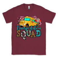 Burgundy transportation squad school bus Classic Tee - Jasminsmagicworld