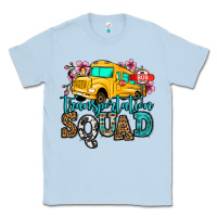 Dusty Blue transportation squad school bus Classic Tee - Jasminsmagicworld