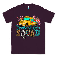 Plum transportation squad school bus Classic Tee - Jasminsmagicworld