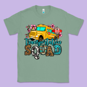 Transportation Squad School Bus Classic Tee Designed By Jasminsmagicworld