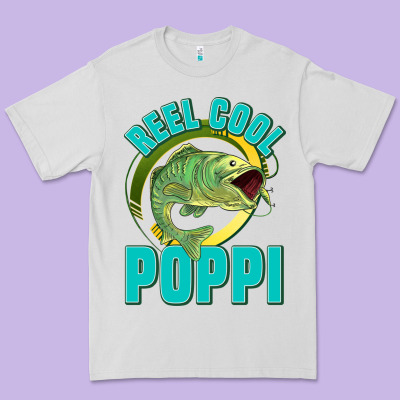 Reel Cool Poppi Premium Tee Designed By Jasminsmagicworld