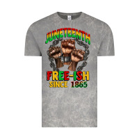 Cloud Rock juneteenth free ish since 1865 Vintage Tee - CowGirlArtShop