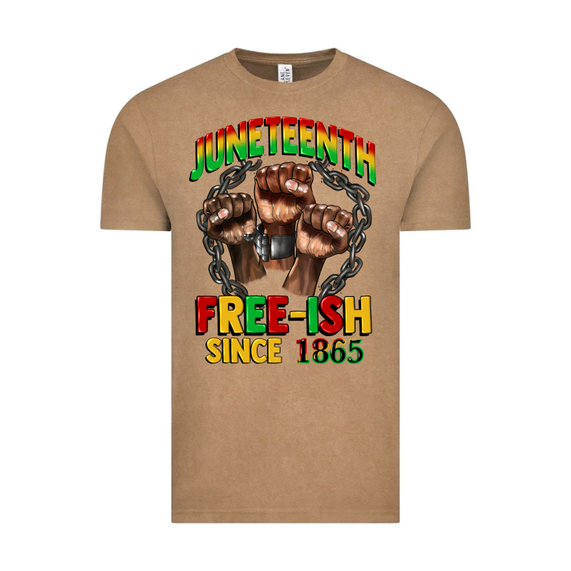 Juneteenth Free Ish Since 1865 Vintage Tee by CowGirlArtShop | Teevron