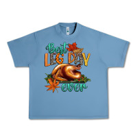 Pebble Blue best leg day ever Urban Heavy Tee - CowGirlArtShop