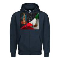 Navy our lady graduap Zipper Hoodie - CowhideDigitalArt