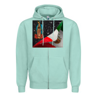 Seafoam our lady graduap Zipper Hoodie - CowhideDigitalArt