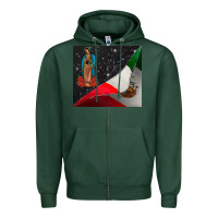 Sports Green our lady graduap Zipper Hoodie - CowhideDigitalArt