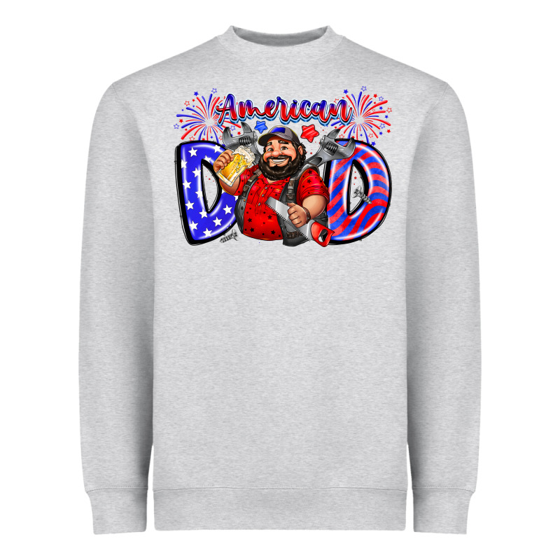 American Dod Heavyweight Sweatshirt by CowhideDigitalArt | Teevron