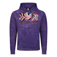 Cloud Purple peace love nursing Vintage Hoodie - CowGirlArtShop